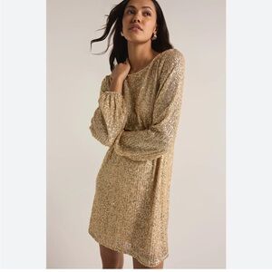 The Limited Gold Sequin Cocktail Party Dress in Size Small.